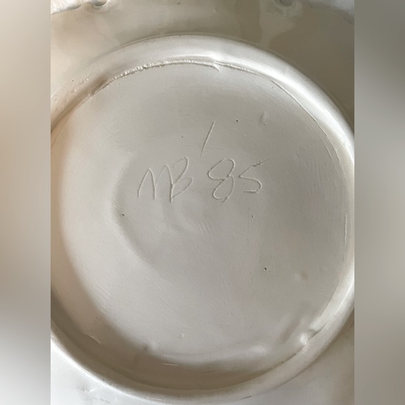 Vintage Handmade Pottery Serving Plate - Picture 10 of 10